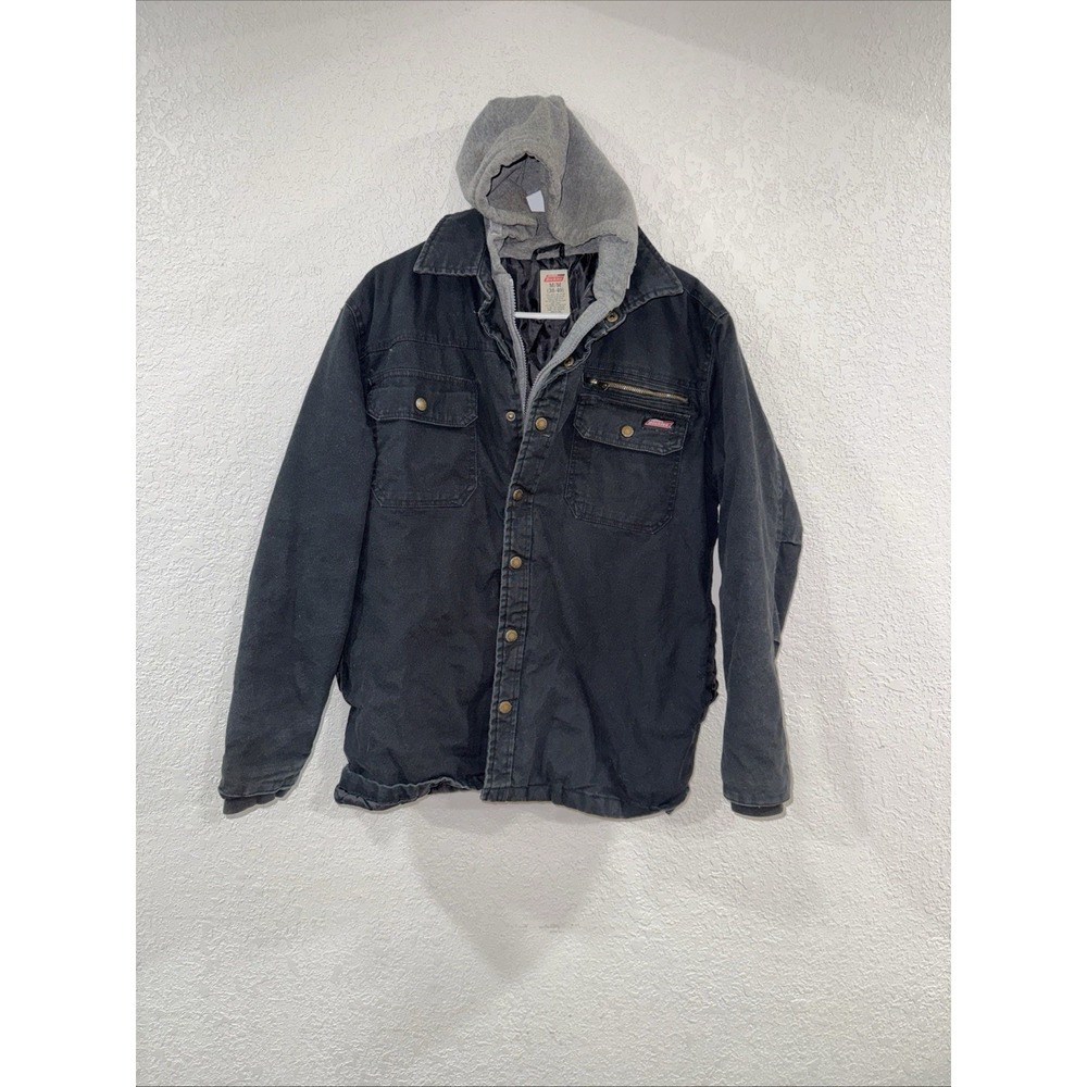 Dickies Jacket Hooded Slate Gray Men's Size Med(38-40)